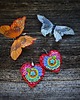 kolczyki soutache Kolekcja Frida - kolczyki kolorowe serca