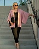 ubrania różne Krótkie kimono Pastel Pink