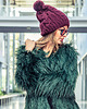 czapki damskie Business Instinct! Upojne Bordo
