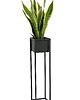 kwietniki Kwietnik Metalowy CUBO 90cm czarny