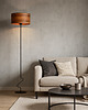 lampy podłogowe Lampa stojąca do salonu JERSEY ECO w stylu skandynawskim z abażurem
