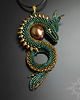 wisiory Balroth II, wisior ze smokiem, beading