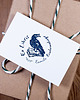stemple Drewniany stempel exlibris, kruk - zestaw