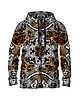 bluzy męskie Męska Bluza Expres Zamek DR.CROW Hide Barocco