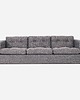 sofy i szezlongi Sofa BERGEN popielaty melanż, skandynawski design