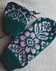 rękawiczki damskie Rękawiczki flower wełniane