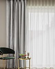 zasłony ZASŁONA AMOR BASIC SZARA 140x270