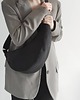 saszetka nerka Torebka BANANA BAG czarna z fakturą