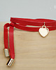 bransoletki skórzane mini red love