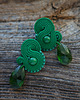 kolczyki soutache Zielone  kolczyki soutache