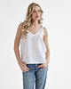 topy damskie Lniany Top MEADOW PURE WHITE
