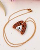 wisiory Naszyjnik z pieskiem, basset z podobizną basseta, amulet dla psiary, boho