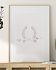 plakaty PLAKAT MINIMALISTYCZNA PODKOWA P175