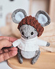 misie i maskotki Pluszowa Myszka, mała zabawka do kieszonki