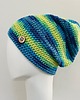 czapki damskie Czapka przejściowa cienka beanie smerf bawełna