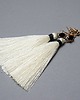 kolczyki chwosty Kolczyki chwosty Boho ivory