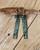 kolczyki z mosiądzu Kolczyki z patynowanej miedzi i agatu /2/ biżuteria handmade,