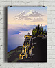 plakaty Plakat Rowerem w góry - Arrow Lake