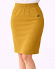 spódnice midi Spódnica Ołówkowa ,,ALMA" Musztardowa Oliwka