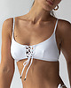 stroje kąpielowe i kostiumy kąpielowe damskie TROPIKO SWIMWEAR - góra bikini AMADO white