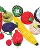zabawki - inne Owoce szydełkowe - owocowy zestaw