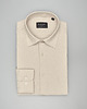 koszule męskie Koszula gonzaga 00581 długi rękaw beżowy slim fit