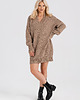 swetry damskie  Tunika sweterowa wełniana Mela Look 425