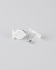 kolczyki ceramiczne Kolczyki z Porcelany Origami Rybki Małe Białe