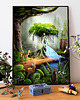 plakaty Surrealistyczny Plakat "Matka Natura" Kolaż