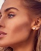 kolczyki pozłacane Kolczyki pozłacane cyrkonie Swarovski Zircon
