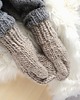 rękawiczki damskie WOOLY wełniane rękawiczki- beż