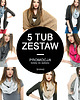 szale damskie promocyjny zestaw 5 TUB wybierz KOLORY