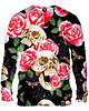 bluza bez kaptura damska Bluza Bez Kaptura Damska DR.CROW Skull in Roses