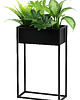 kwietniki Kwietnik Metalowy CUBO 60x40cm czarny