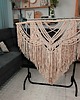 makramy OD RĘKI Duża Makrama 120 cm jasny beż