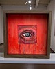 obrazy Obraz malowany i haftowany oko 3D.