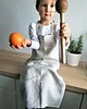 fartuchy kuchenne fartuszek kuchenny dziecięcy, 100% len