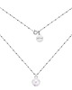srebrne naszyjniki Srebrny naszyjnik z perłą SWAROVSKI CRYSTAL