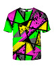 t-shirt damskie Damski T-shirt DR.CROW Abstract Geometric