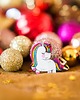 biżuteria dla dzieci Mała Przypinka z jednorożcem Śniegulką