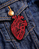 broszki Broszka Anatomiczne Serce