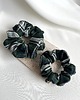 gumki do włosów Scrunchie Green Check