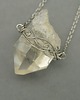naszyjniki - inne Naszyjnik Talizman kryształ górski wire wrapping