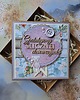 kartki scrapbooking Kartka z okazji narodzin dziewczynki (w pudełku)