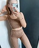 legginsy LEGGINSY PRĄŻEK I270 KAMEL