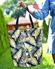 torby na ramię Torba shopper na zakupy wodoodporna shopperka złote pióra