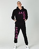 bluzy męskie Bluza  hoodie z różowym nadrukiem