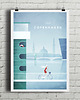 plakaty Kopenhaga - vintage plakat 50x70 cm