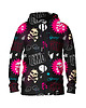 bluza z kapturem damska Damska Bluza Expres Zamek DR.CROW Emo