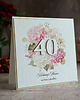 kartki scrapbooking Personalizowana kartka na 40 urodziny, BH 75